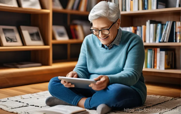 디지털 콘텐츠의 사용자 경험 UX - **Prompt 1: The Intuitive Digital Assistant**
    "A young adult female, of Asian descent, sitting c...