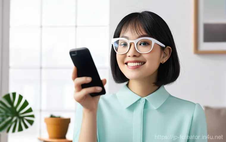 AR VR 기술과 창의적 콘텐츠 - **Prompt 1: AR Shopping Experience - Virtual Eyeglasses Try-On**
    A bright, cheerful young woman ...